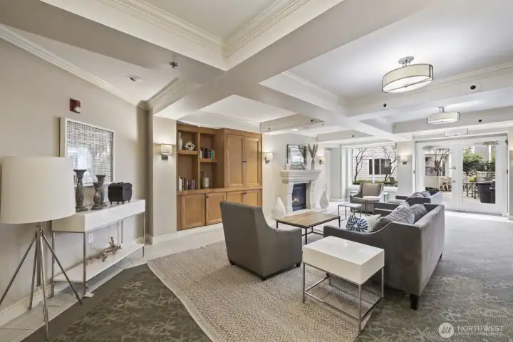 The owner's lounge is impressively large, and can be reserved for private events!