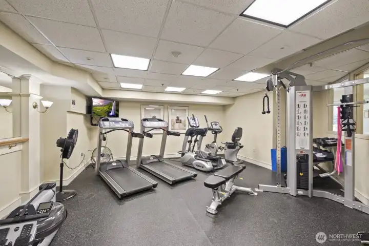 Why pay for a gym membership when you have an awesome (and free) fitness center right at home?
