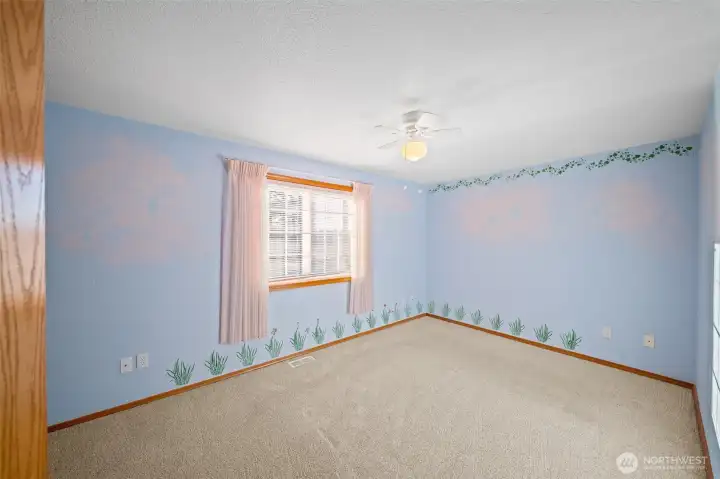 Main floor bedroom at the front of the house