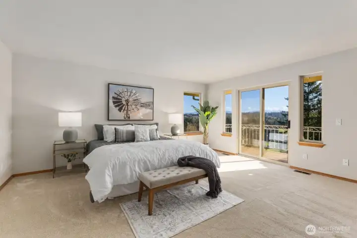 Main Level Primary Bedroom