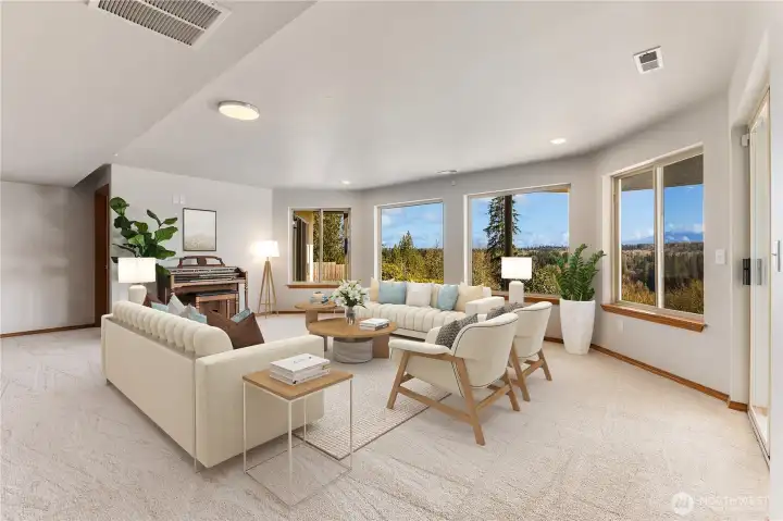 Downstairs Bonus Space-Virtually Staged