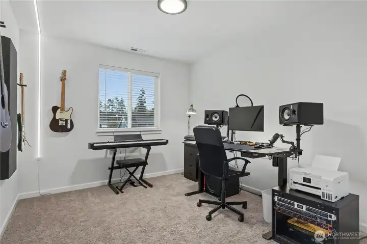 Bedroom #4, currently used as home office.