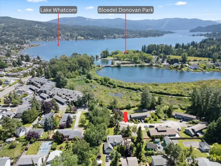 Close to Lake Whatcom, Trails and Whatcom Falls Park