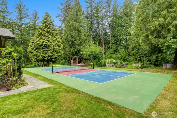 Private sports court.