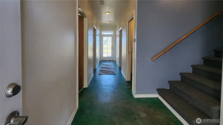 First Floor hosts Three Bedrooms and Full Bathroom