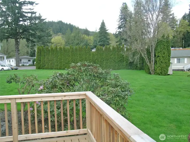 Park adjacent to home