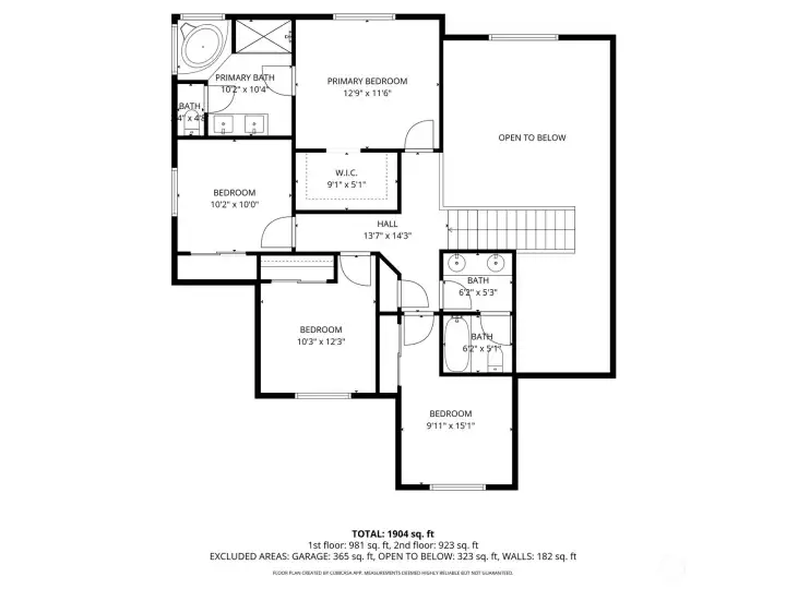 floorplan second floor