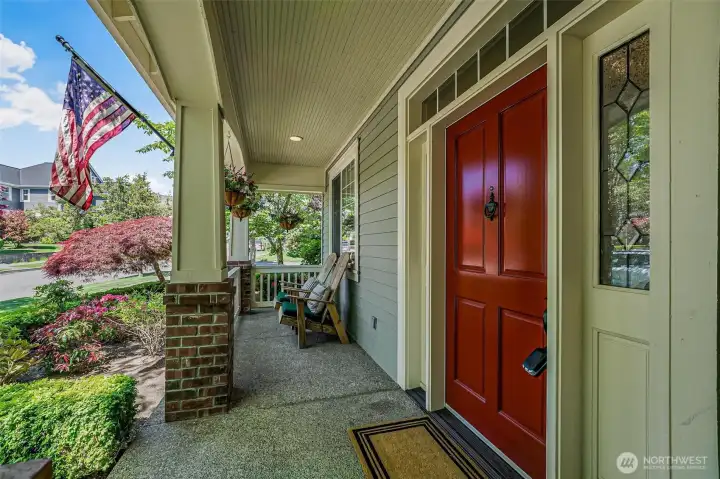 Front Porch, perfect for calm mornings or relaxing nights.