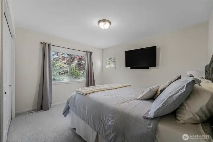 Spacious secondary bedroom.