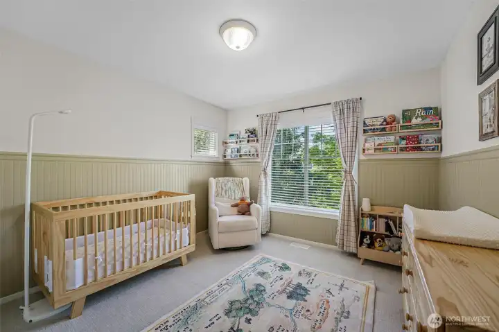 Another spacious bedroom.