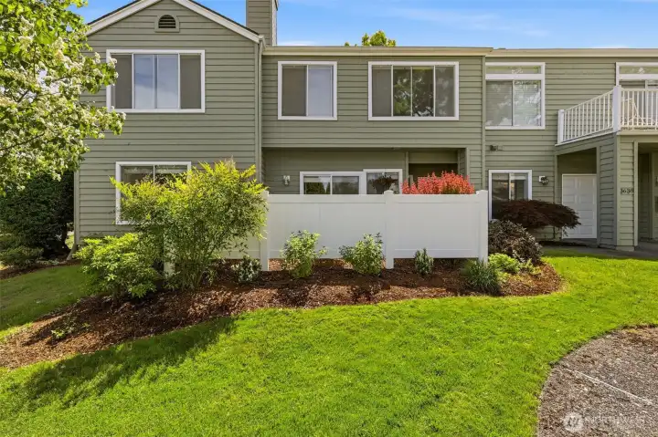 Nestled in highly desirable Garden Village, surrounded by beautifully maintained grounds, mature landscaping, and walking paths. Private fenced patio offers a peaceful outdoor setting surrounded by mature landscaping. Nestled in highly desirable Garden Village, surrounded by beautifully maintained grounds, mature landscaping, and walking paths. Private fenced patio offers a peaceful outdoor setting surrounded by mature landscaping.