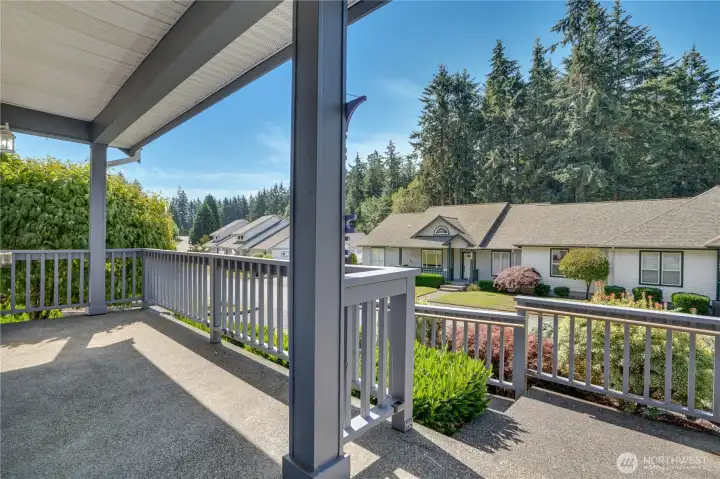 Start your mornings with coffee or end your evenings with lemonade on the inviting front porch, a peaceful spot to watch the world go by