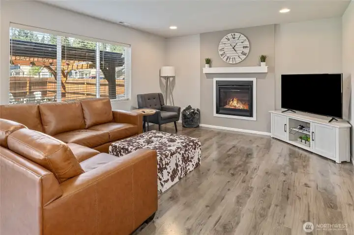 Stay cozy by the fireplace on those cold winter nights.