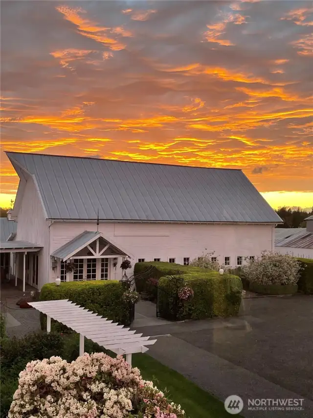 Changing sunset every night.