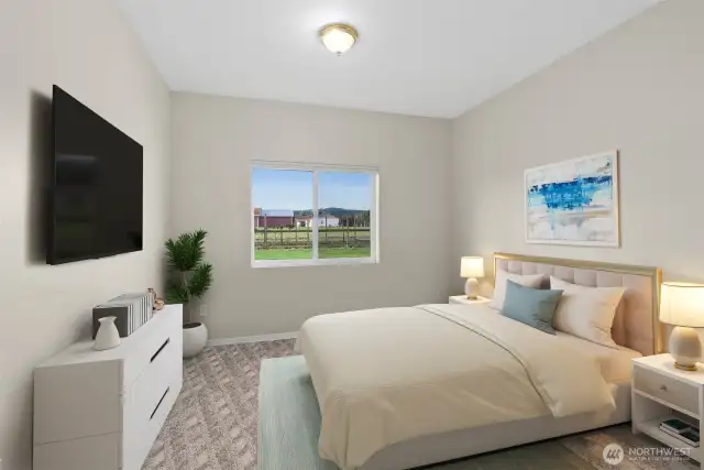 ADU Bedroom- Virtually Staged