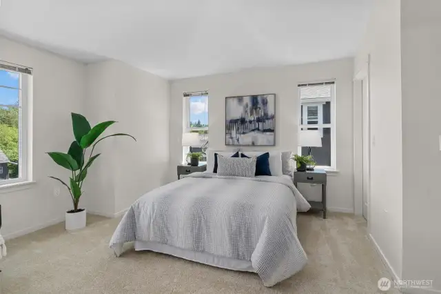 Primary bedroom **Staged**