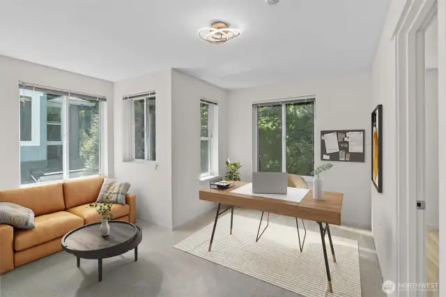Family room **Virtually staged**