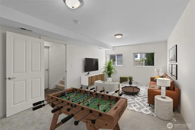 Bonus space in the lower level **Virtually staged**
