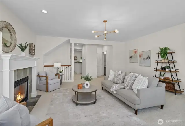 Living room **Staged**