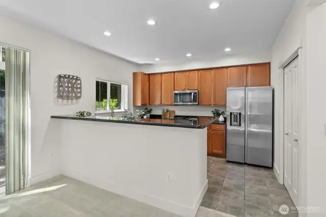 Kitchen with eating space **Staged**