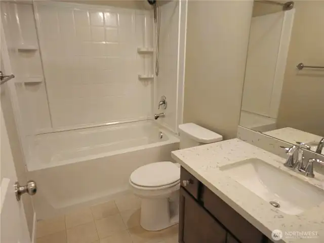 Full bath on the third floor.