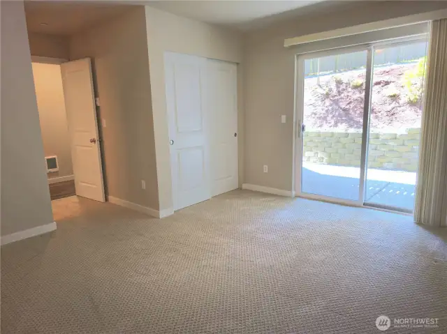 Potential Mother In-Law unit on the ground floor, with flat step out to private patio.