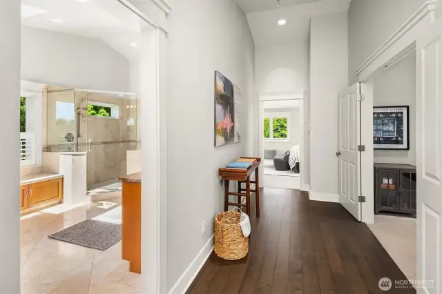 Double Doors Lead to Primary Suite