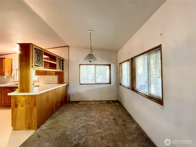 Looking toward the dining room.