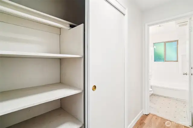 Unit 10 hallway closet