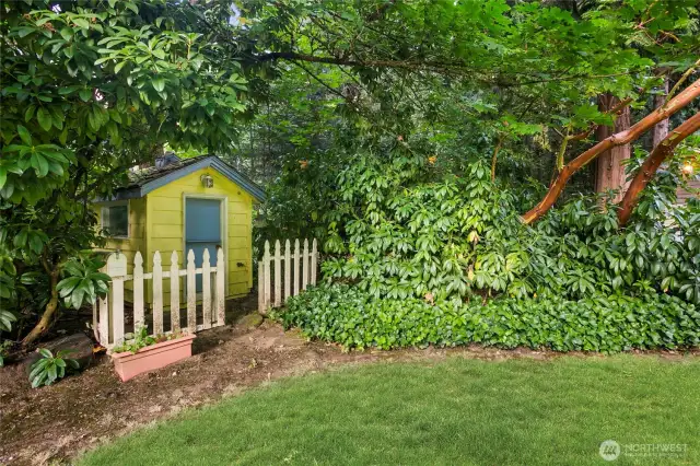 expansive backyard & deck
