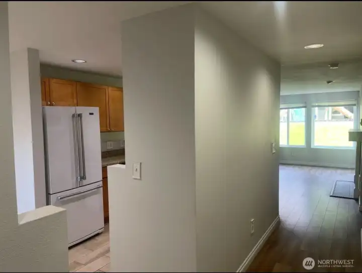 Dining and kitchen area