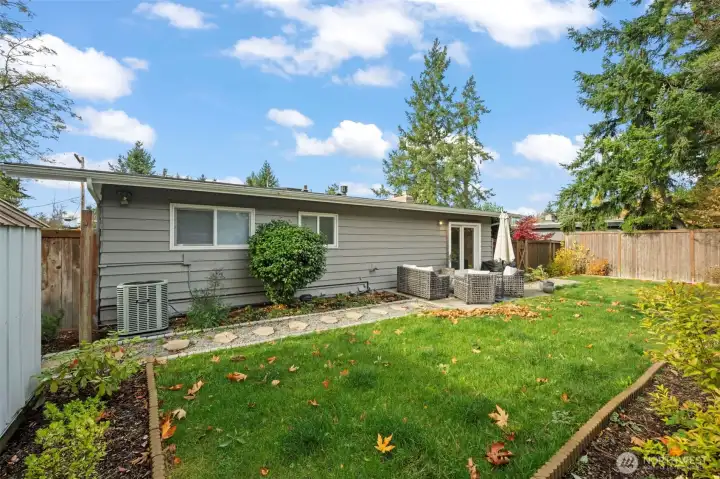 Fully Fenced Backyard