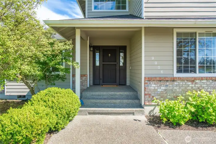 Welcoming front Porch