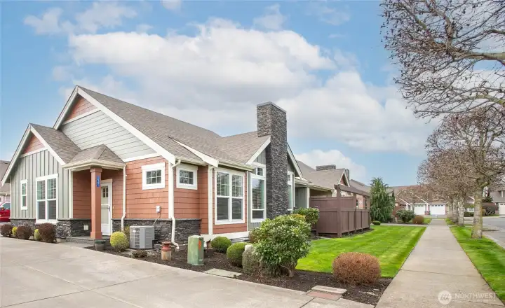 Welcome home! Very well-maintained one level semi-attached home in 55+ Bryce Park community