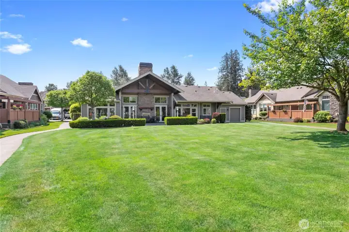 Another view of back of clubhouse