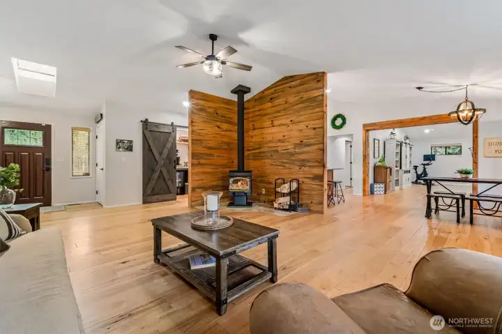 Natural Light Fills the Space