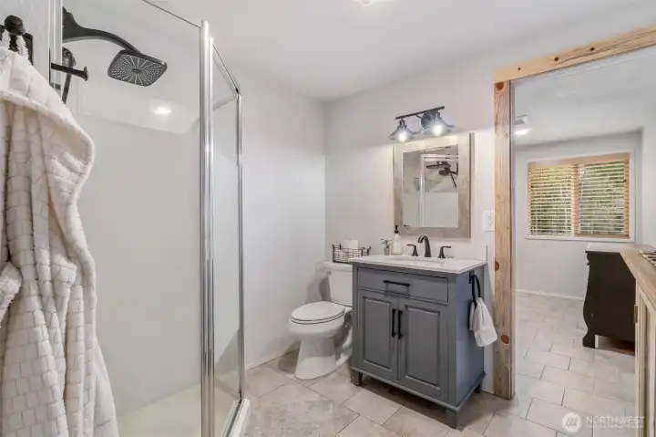 3/4 Bath off of the Laundry Room