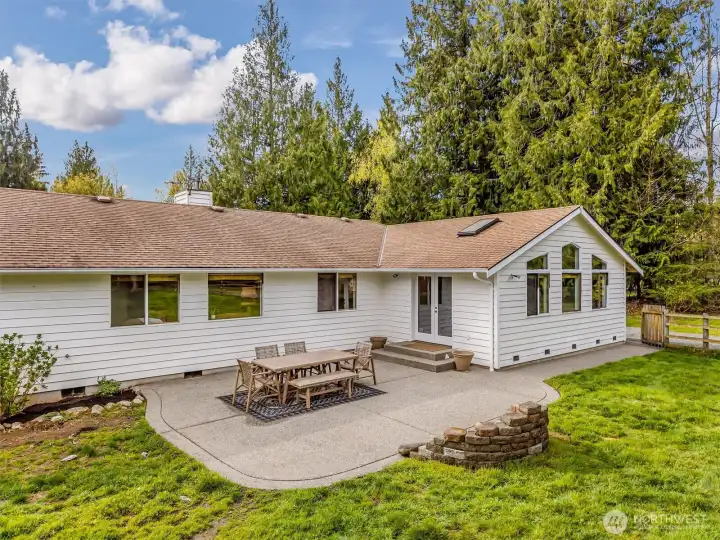 Enjoy your nights on the Back Patio