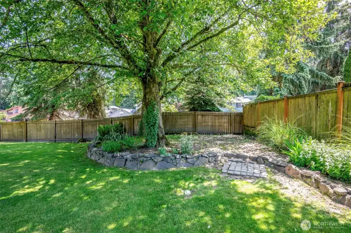Full rock garden area.