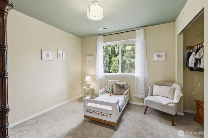 2nd Bedroom, Overlooks Backyard. 2nd Bedroom, Overlooks Backyard.