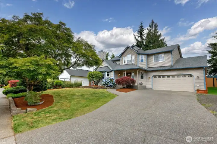 Mature Landscape in the front Yard. Mature Landscape in the front Yard.