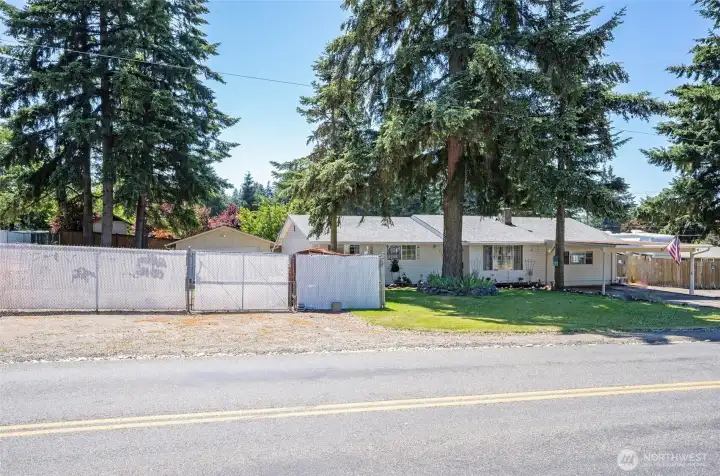 Street view of the property.