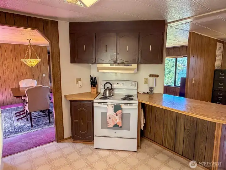 Spacious kitchen