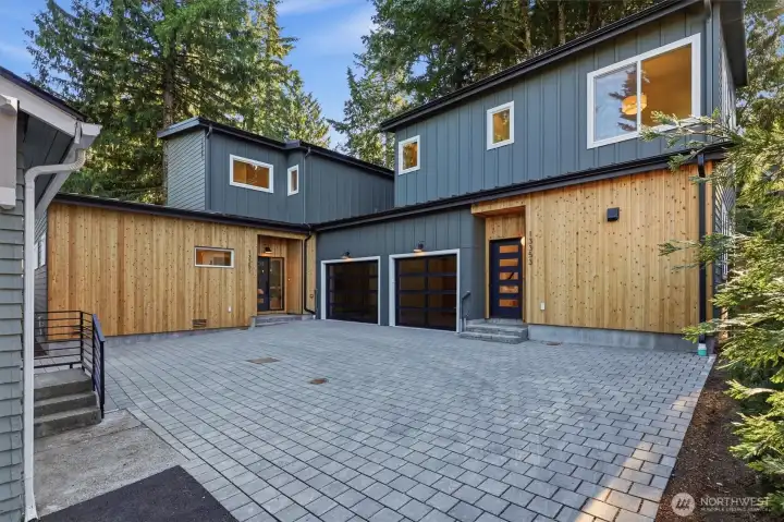 Courtyard is made of high-quality paver stones that look great and won't break down like typical asphalt. Courtyard is made of high-quality paver stones that look great and won't break down like typical asphalt.