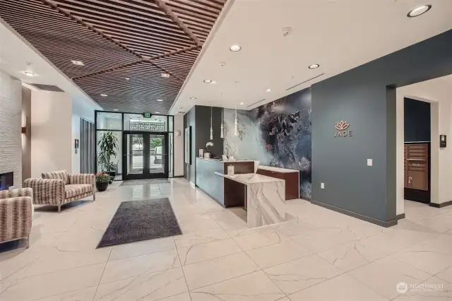 Greet your guests in this amazing lobby.