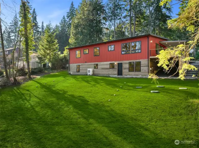 Looking back toward the home. The black door is your access to the lower level - it is truly fabulous!