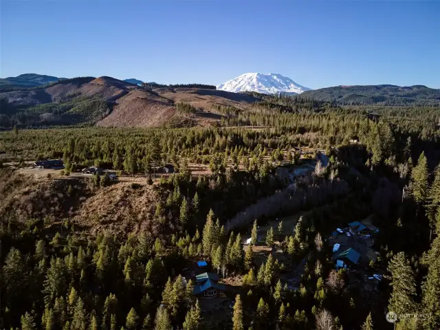 Aerial view of Mt. St. Helens