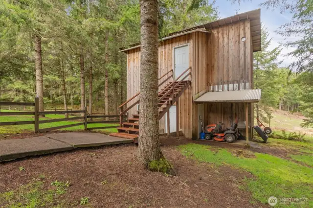 Large 2-story outbuilding