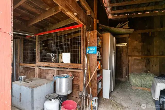Barn interior