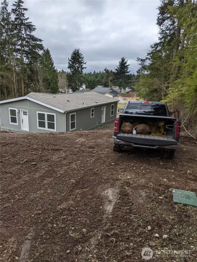 Potential additional/RV parking on upper level of the site.
